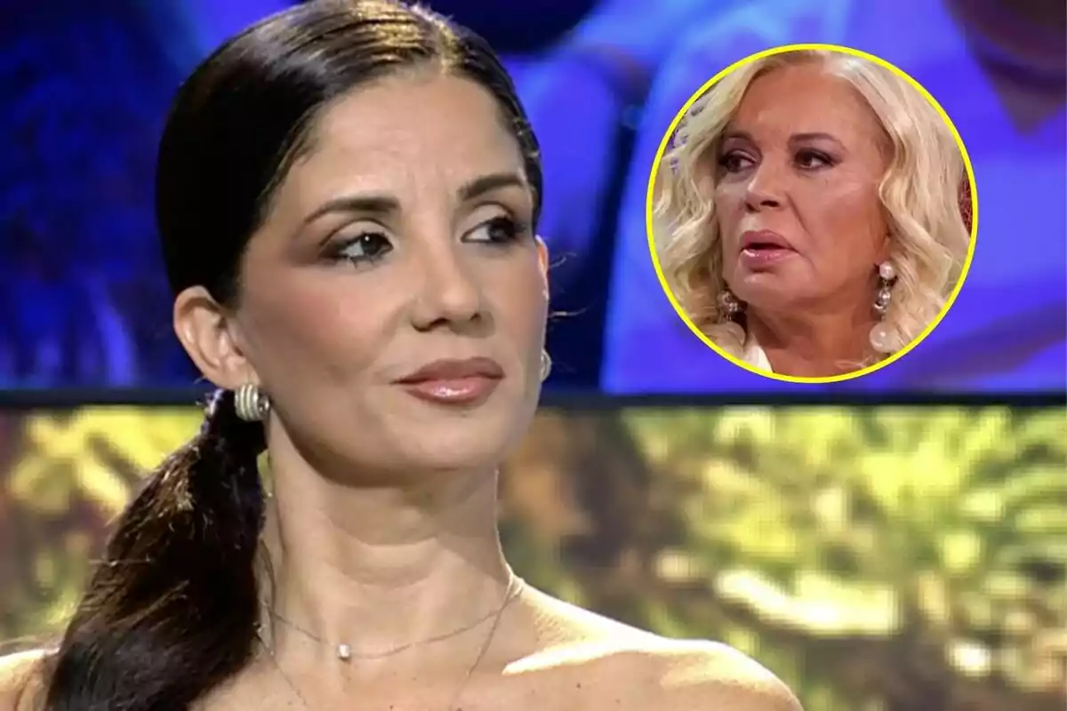 Muntatge d'Ana Herminia a 'Supervivientes' i Bárbara Rey