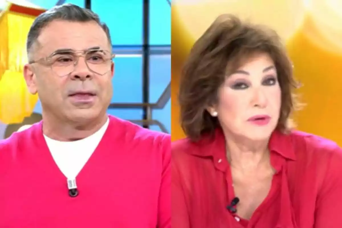 Muntatge de Jorge Javier a 'El Diario de Jorge' i Ana Rosa a 'TardeAR'