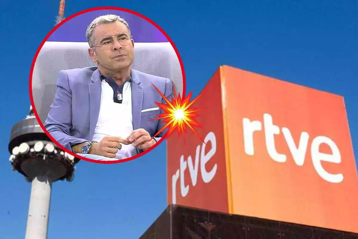 Muntatge de Jorge Javier Vázquez amb una imatge de RTVE