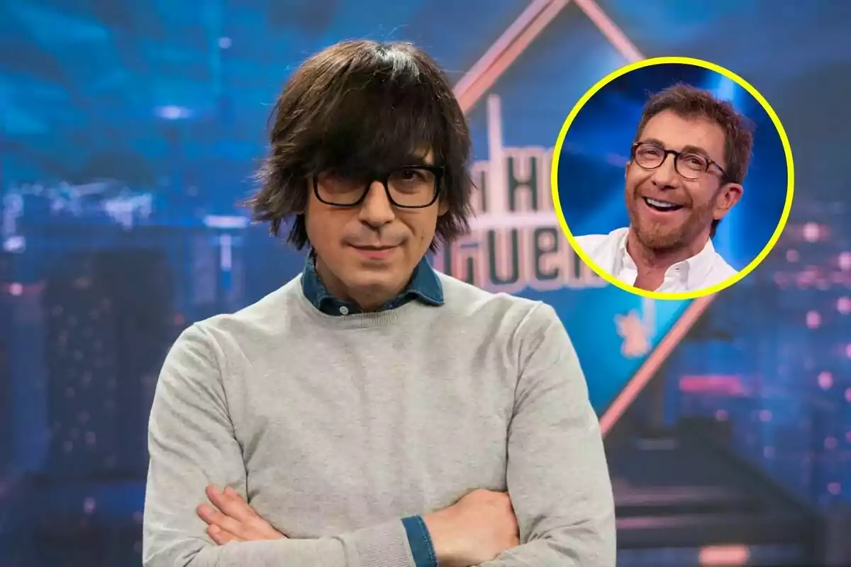 Muntatge de Luis Piedrahita i Pablo Motos a 'El Hormiguero'