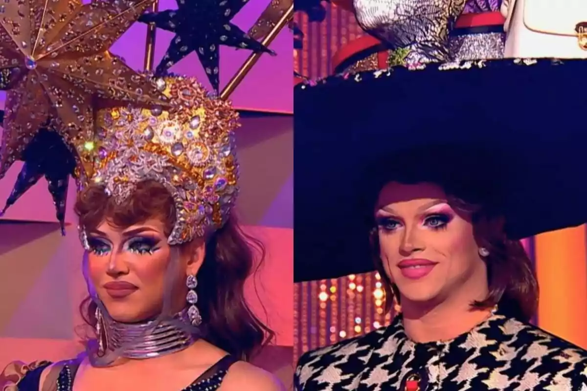 Muntatge de Mariana Stars i Megui Yeillow a 'Drag Race España'