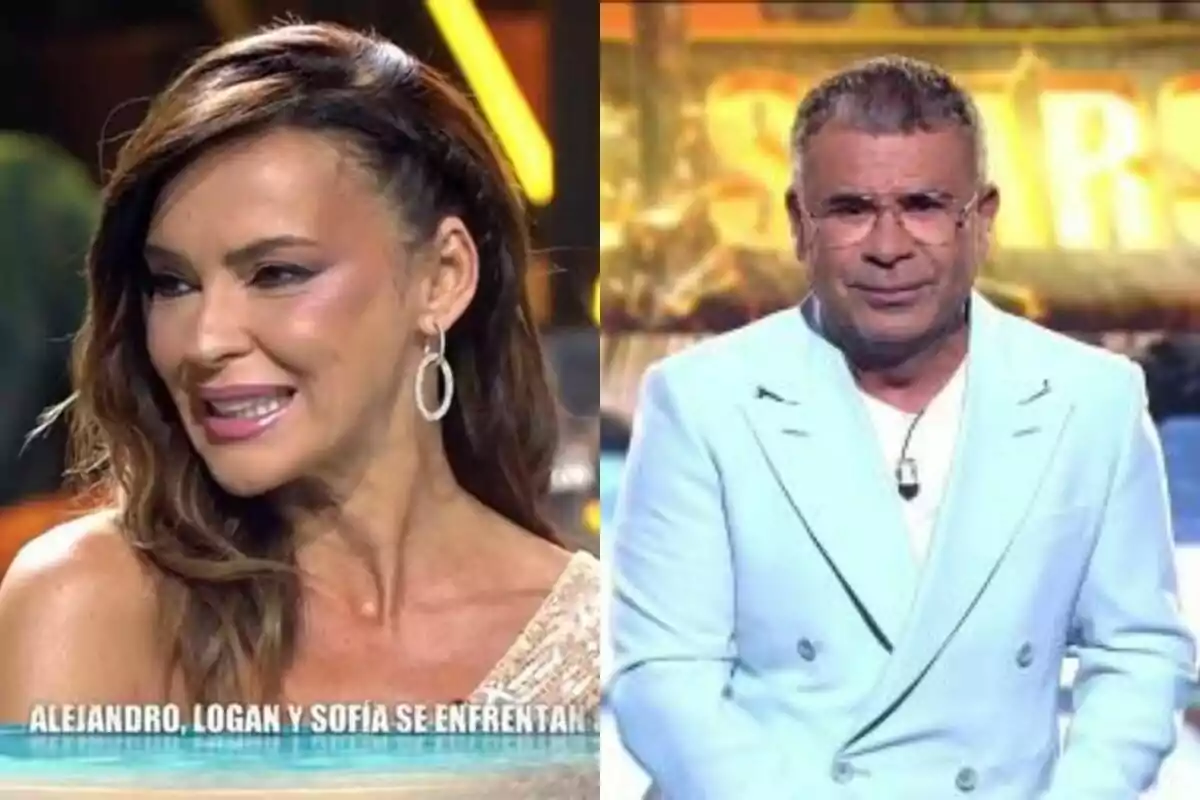 Captura de Olga Moreno y Jorge Javier Vázquez en 'Supervivientes All Stars'