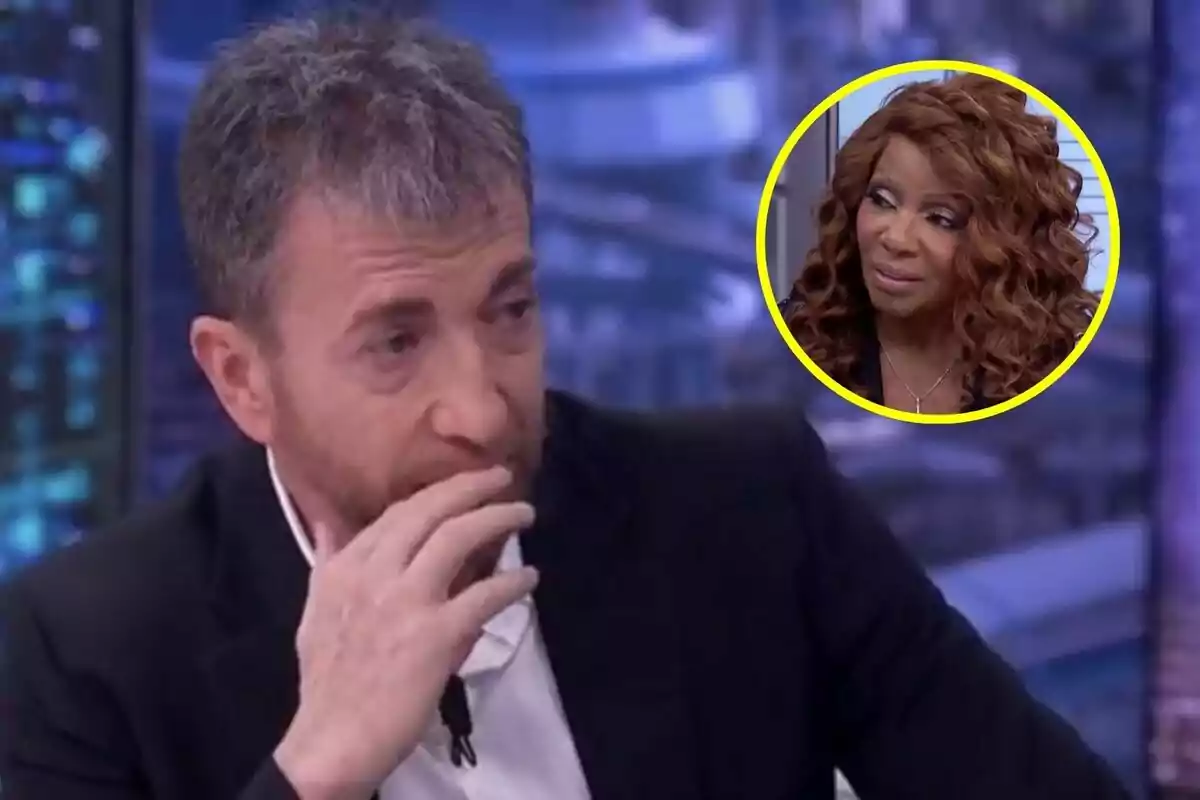 Muntatge de Pablo Motos i Gloria Gaynor a 'El Hormiguero'