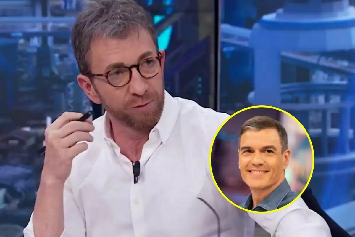 Muntatge de Pablo Motos i Pedro Sánchez a 'El Hormiguero'