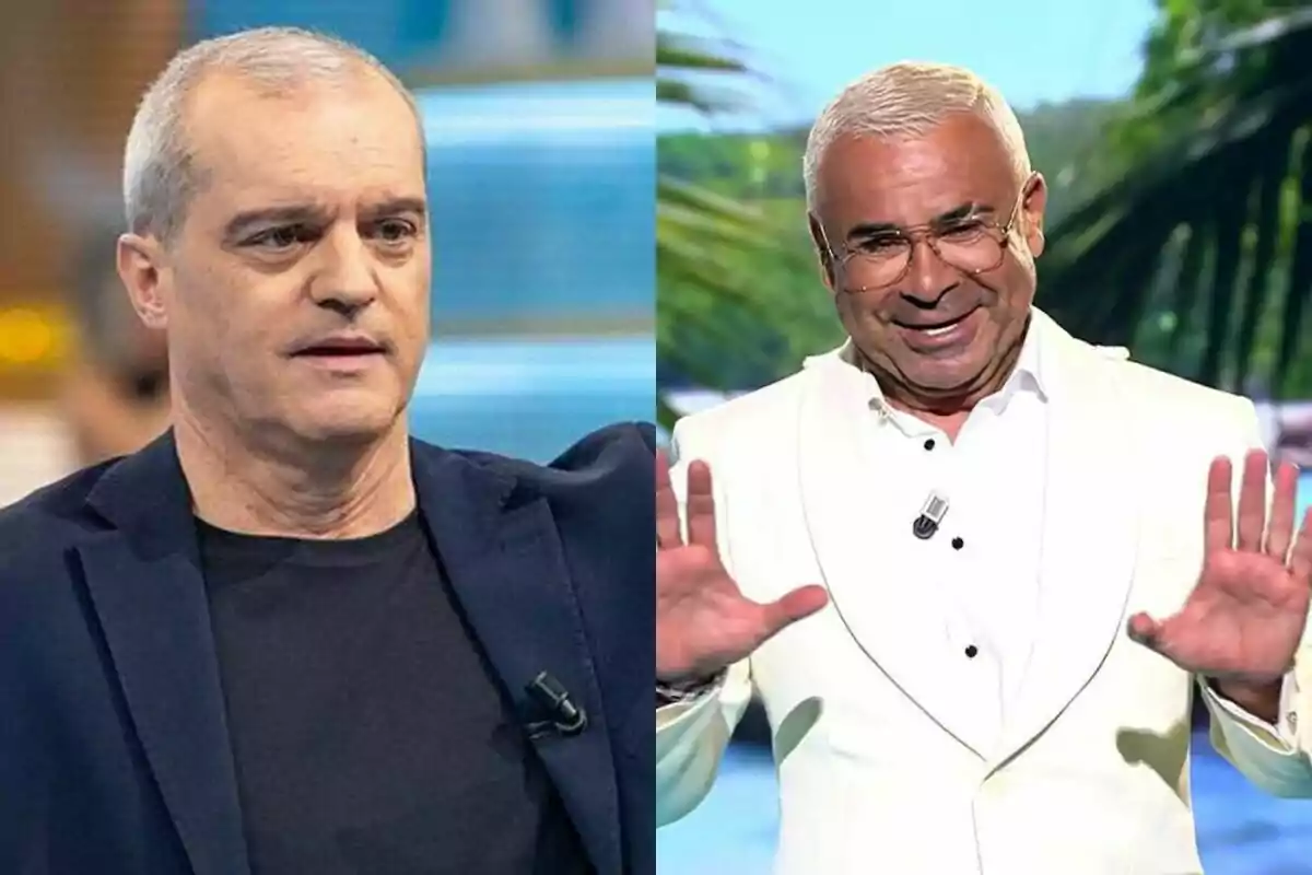 Montaje de Ramón García en el 'Grand Prix' y Jorge Javier Vázquez en 'Supervivientes'