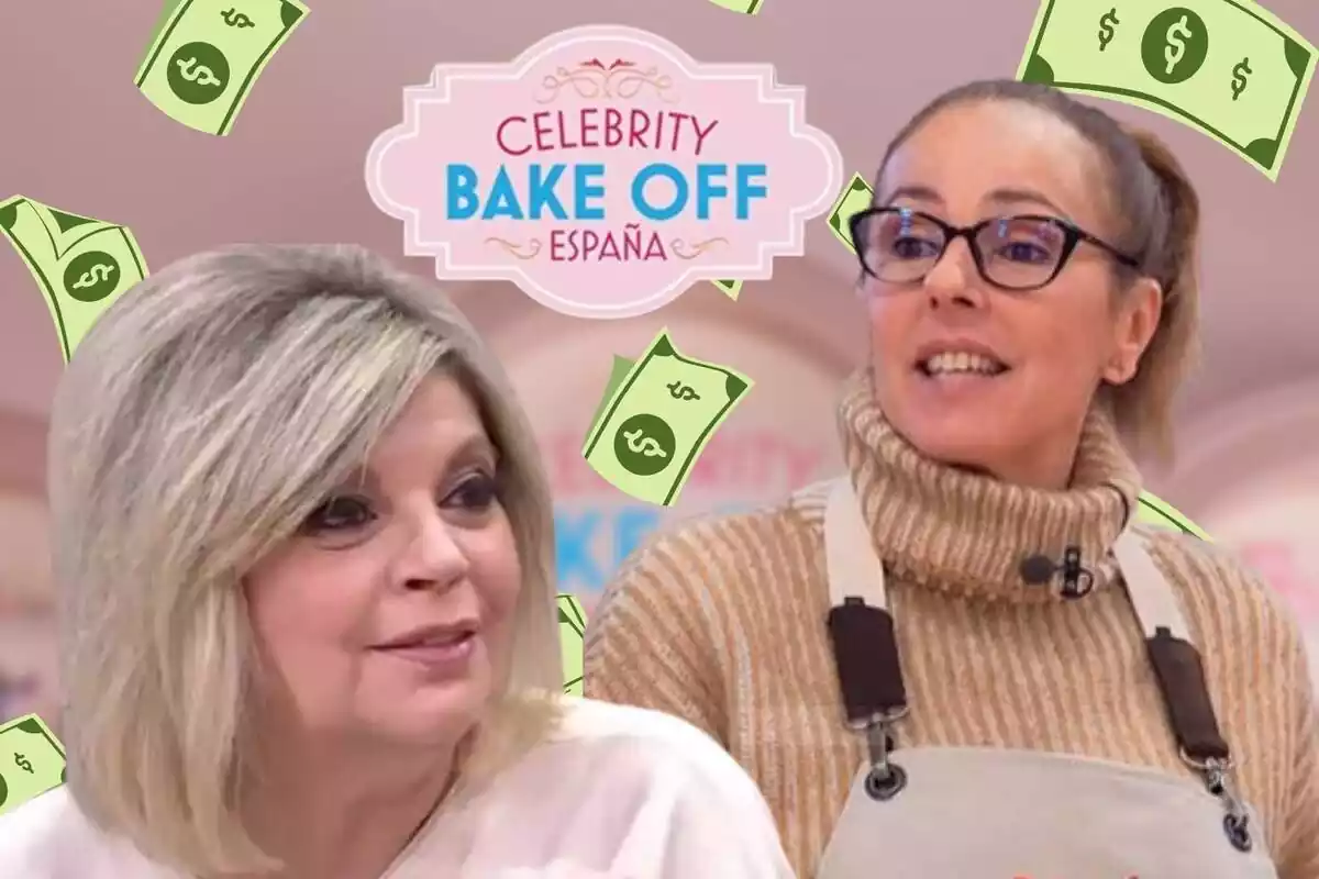 Muntatge de Rocío Carrasco amb Terelu Campos a 'Bake Off'