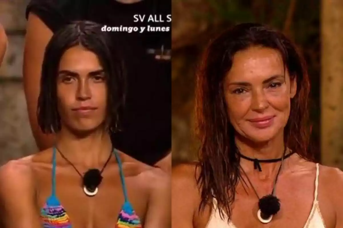 Montaje de Sofía Suescun y Olga Moreno en 'Supervivientes All Stars'