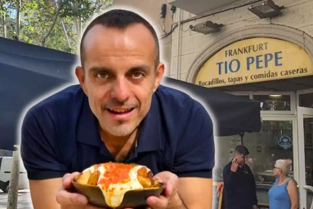 Muntatge d'Edu Bravas amb el Frankfurt Tío Pepe de Barcelona