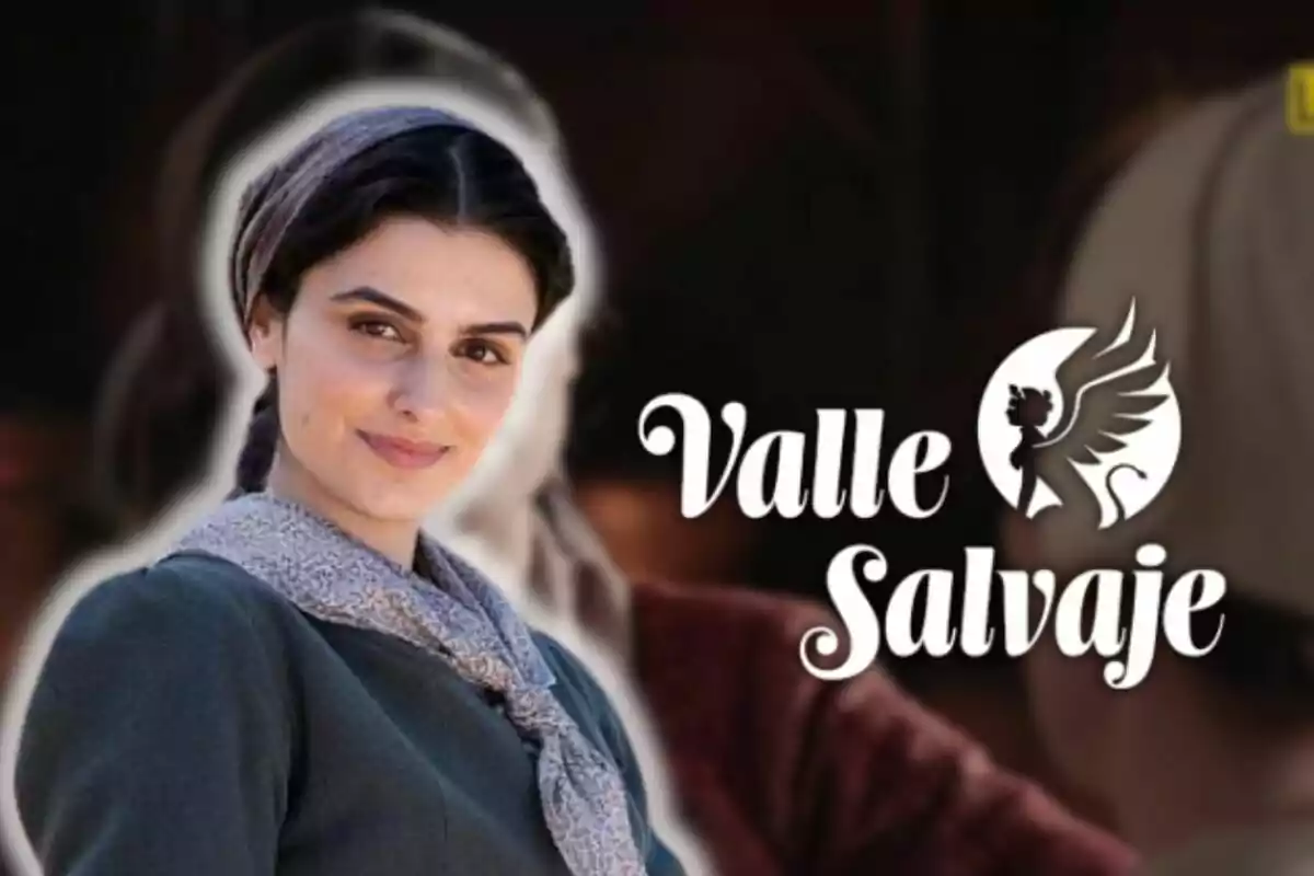 Loren Mairena sonriente con un pañuelo en la cabeza aparece junto al logo de "Valle Salvaje".