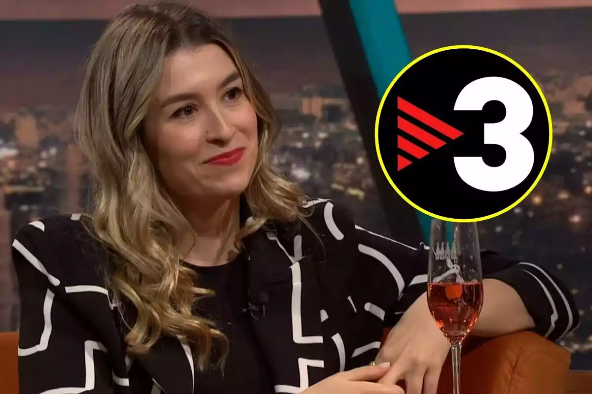 Montaje de Eva Soriano en Col·lapse con el logo de TV3