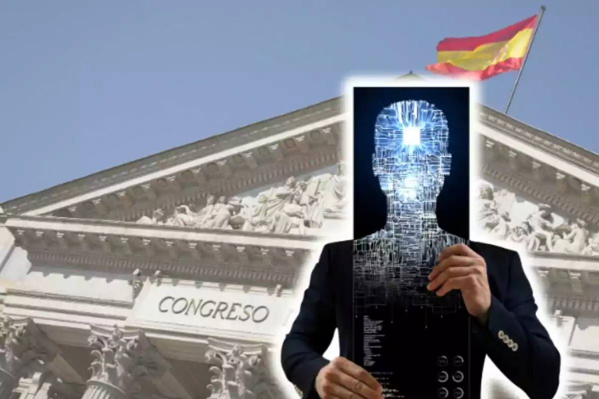 Un edifici amb la paraula Un edifici amb la paraula