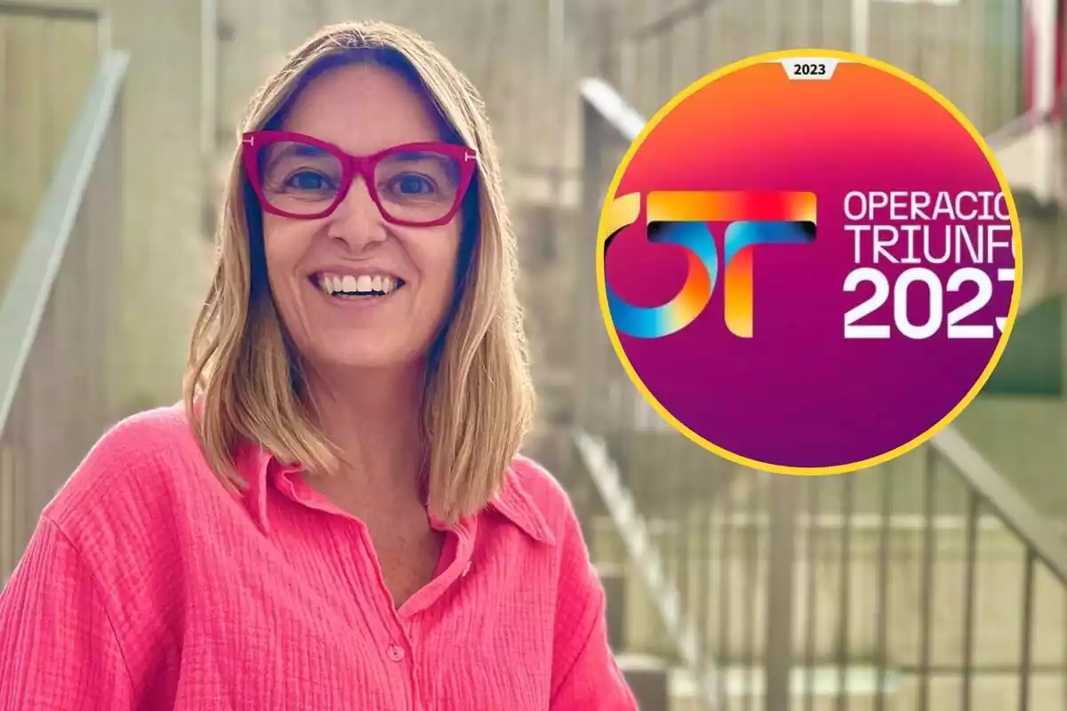 Muntatge de Noemí Galera amb el logotip de OT 2023