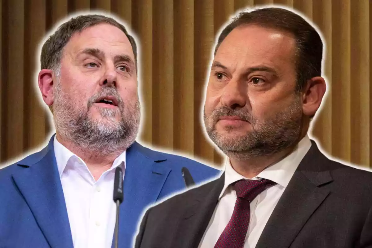 Muntatge Oriol Junqueras i José Luis Ábalos