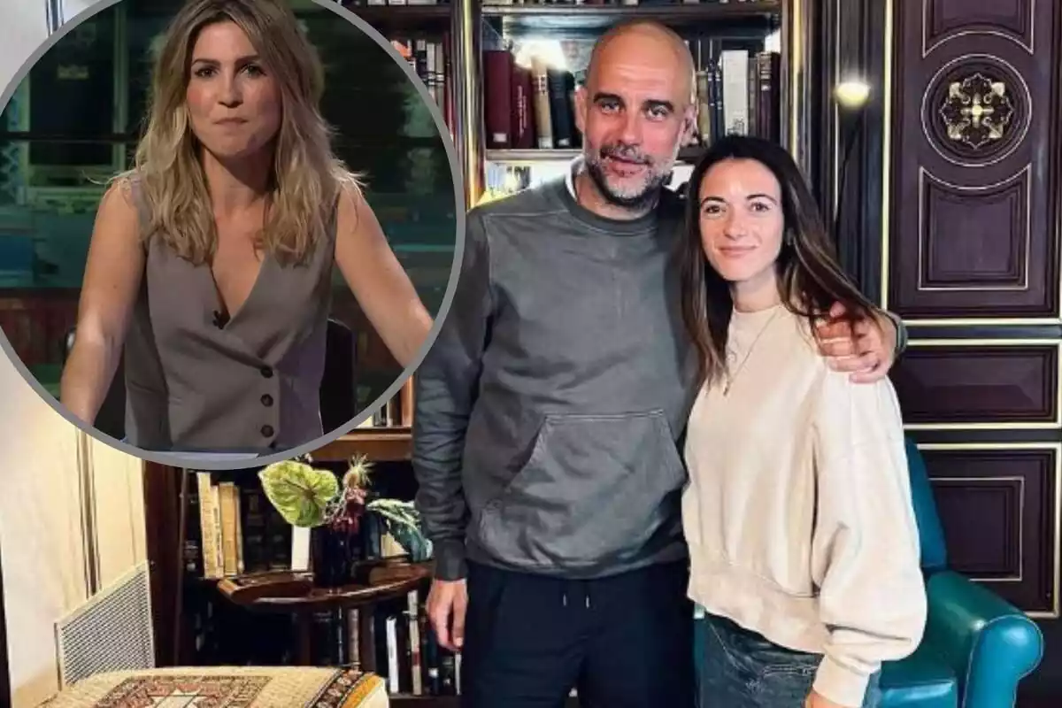 Pep Guardiola amb Aitana Bonmatí