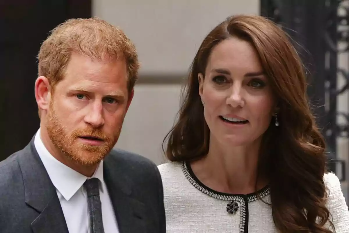 El Príncep Harry i Kate Middleton posant juntes en un esdeveniment formal.