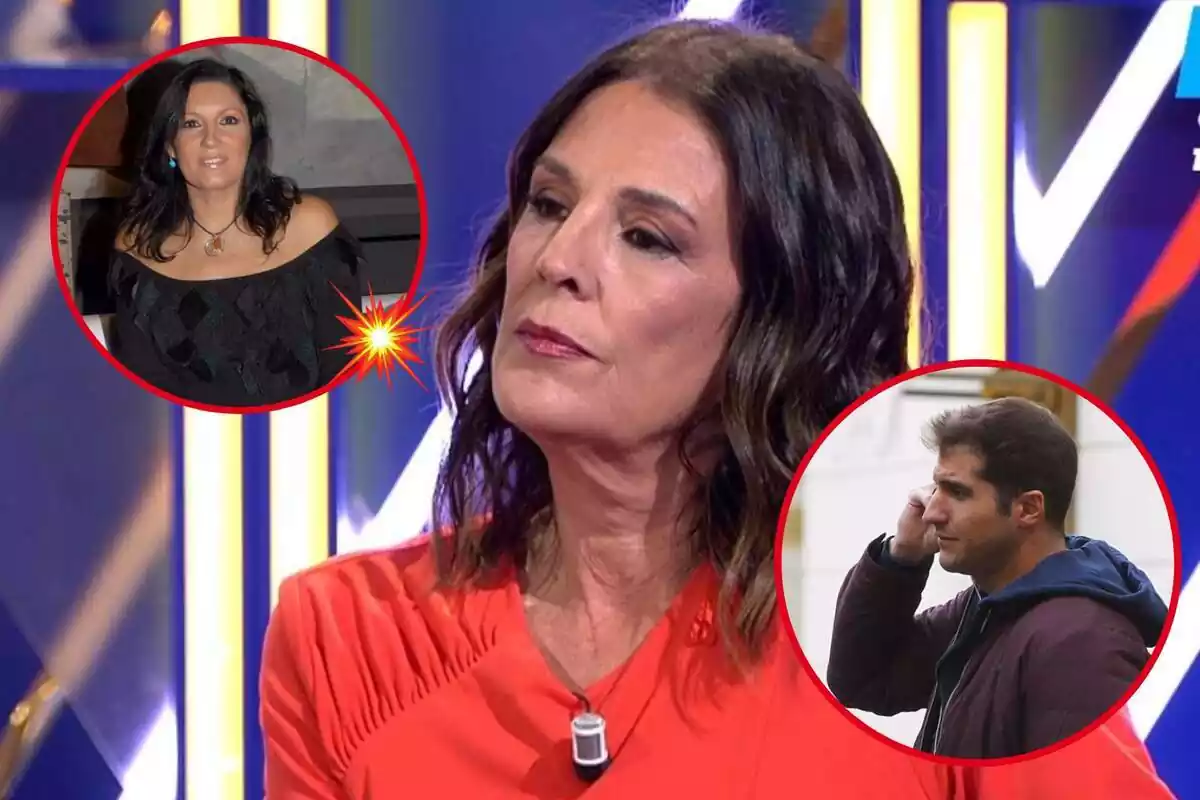 Muntatge d'Ángela Portero a Telecinco amb Carmen Ordóñez i Julián Contreras