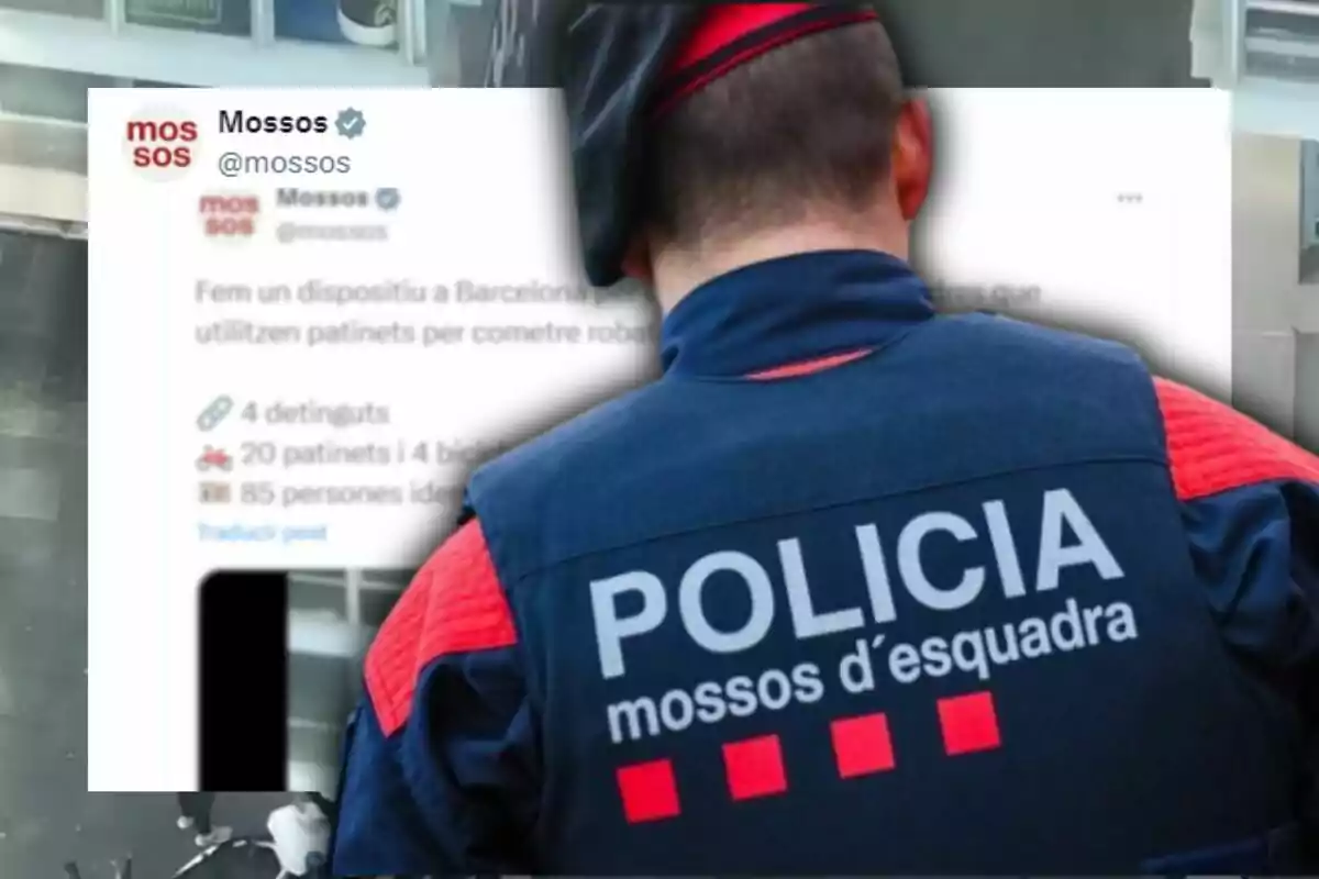 Muntatge amb foto de policia