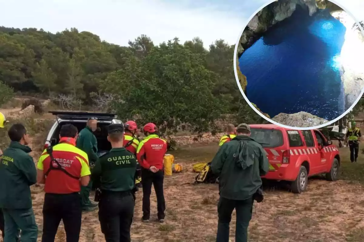 Guàrdia Civil i Bombers han trobat el cadàver.