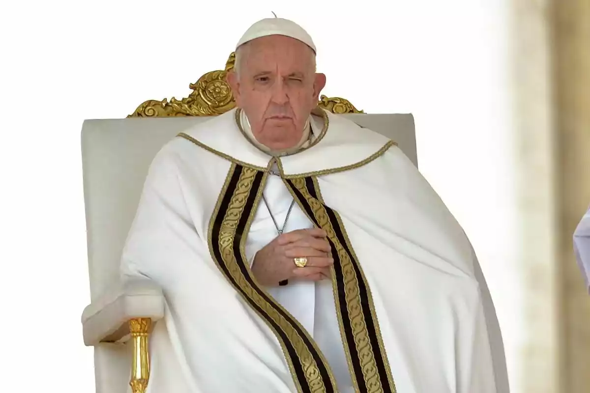 El Papa Francesc durant l'acte de nomenament de cardenals a la basílica vaticana de Sant Pere, el 30 de setembre de 2023, a Roma.