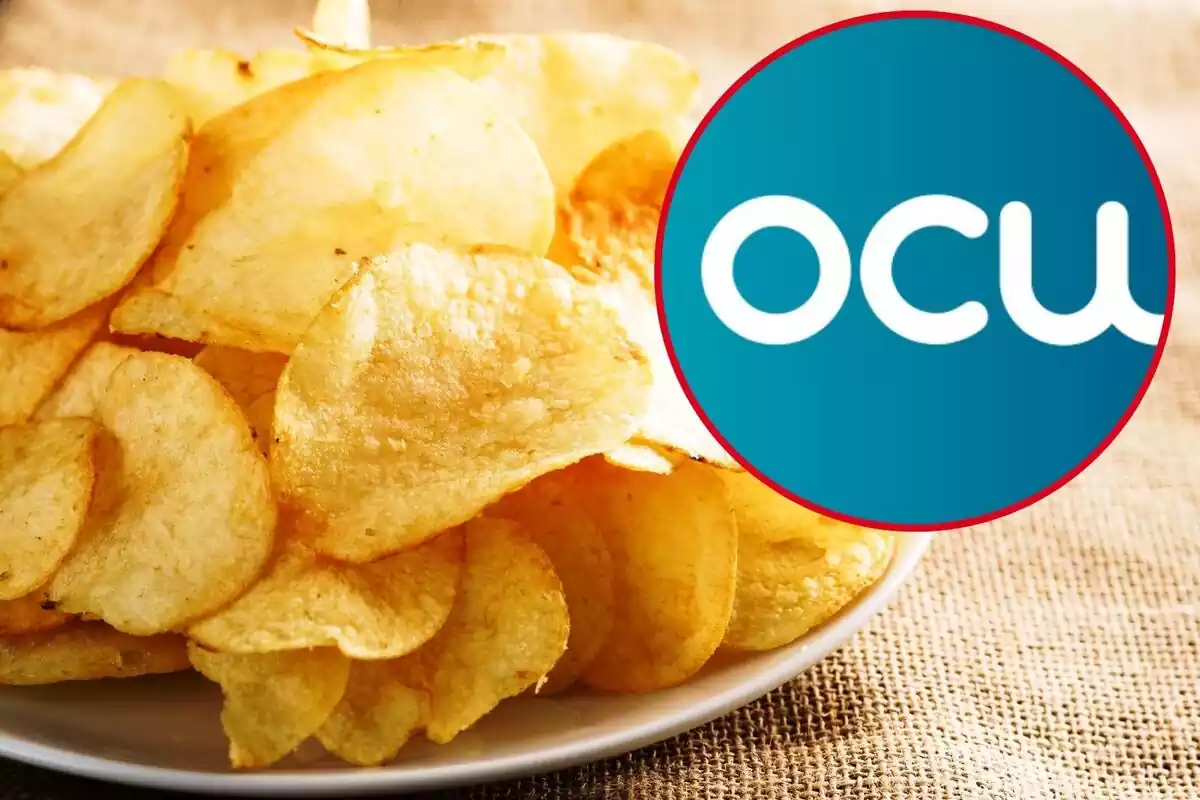 Patates fregides i el logo de l'OCU