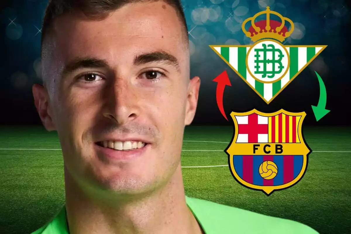 Iñaki penya amb un somriure just als escuts del Barça i del Betis