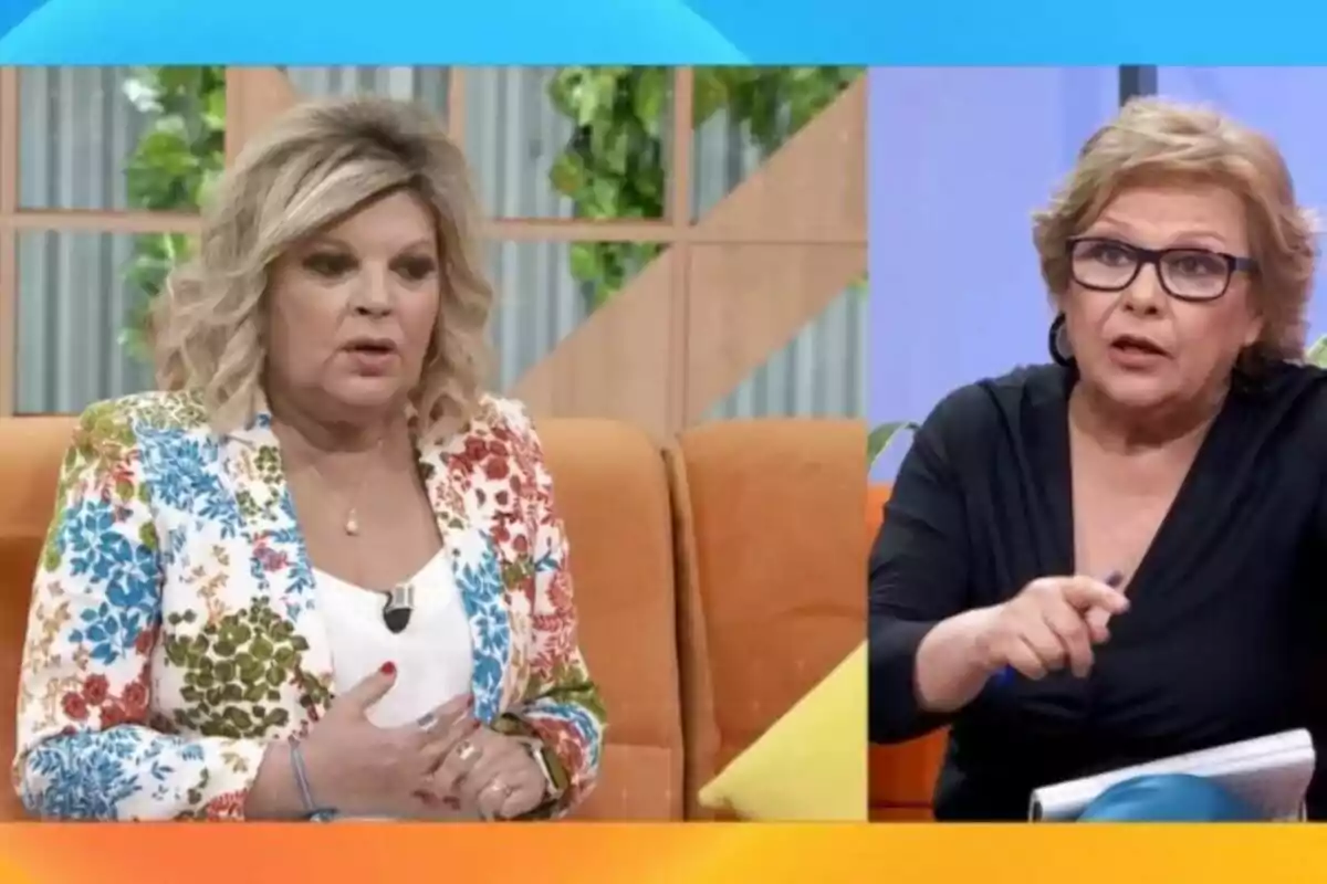 Captura de Pepa Jiménez hablando de Terelu Campos en Mañaneros