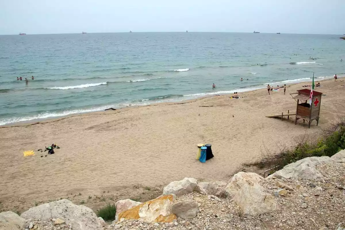 La platja del Miracle de Tarragona