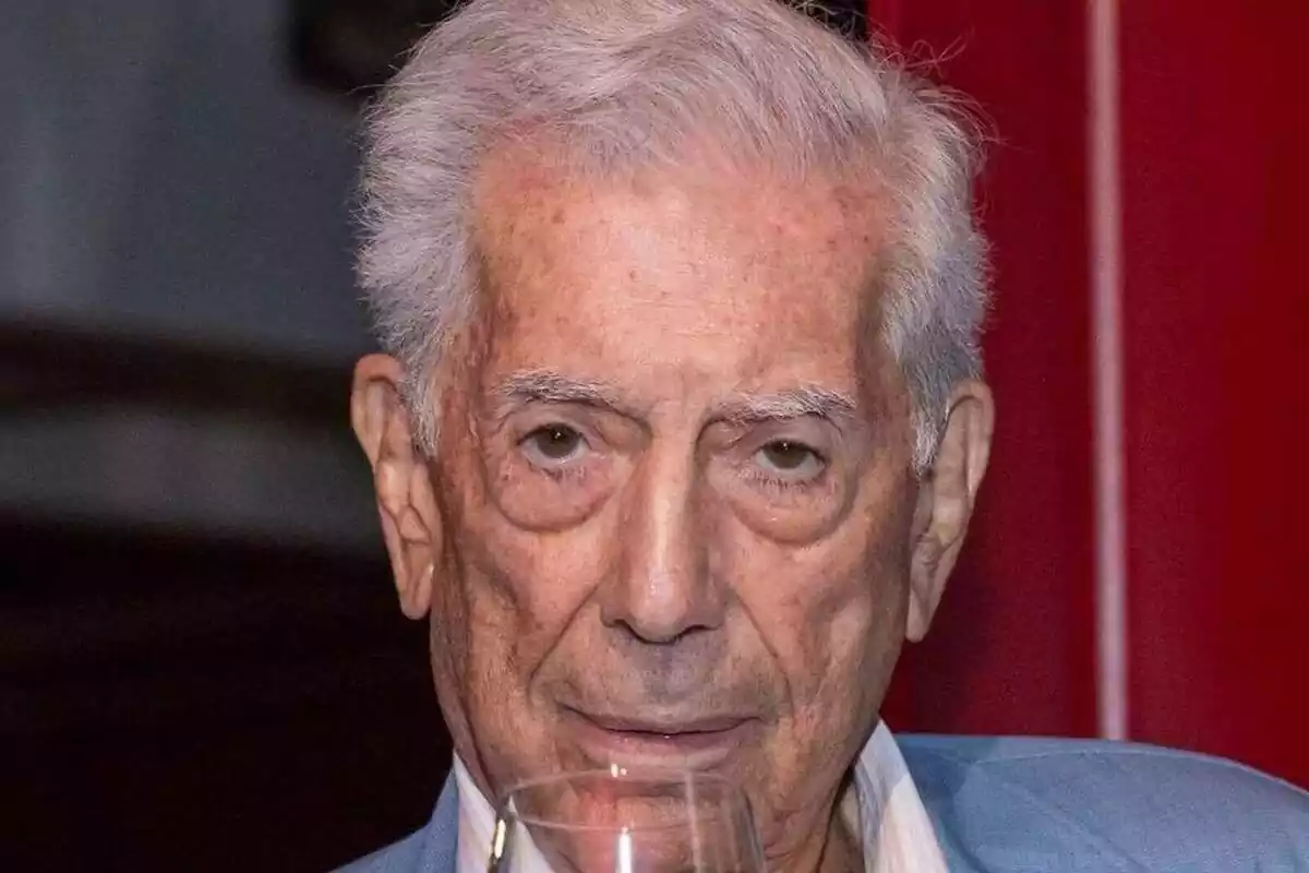 Primer pla de Mario Vargas Llosa mirant a càmera