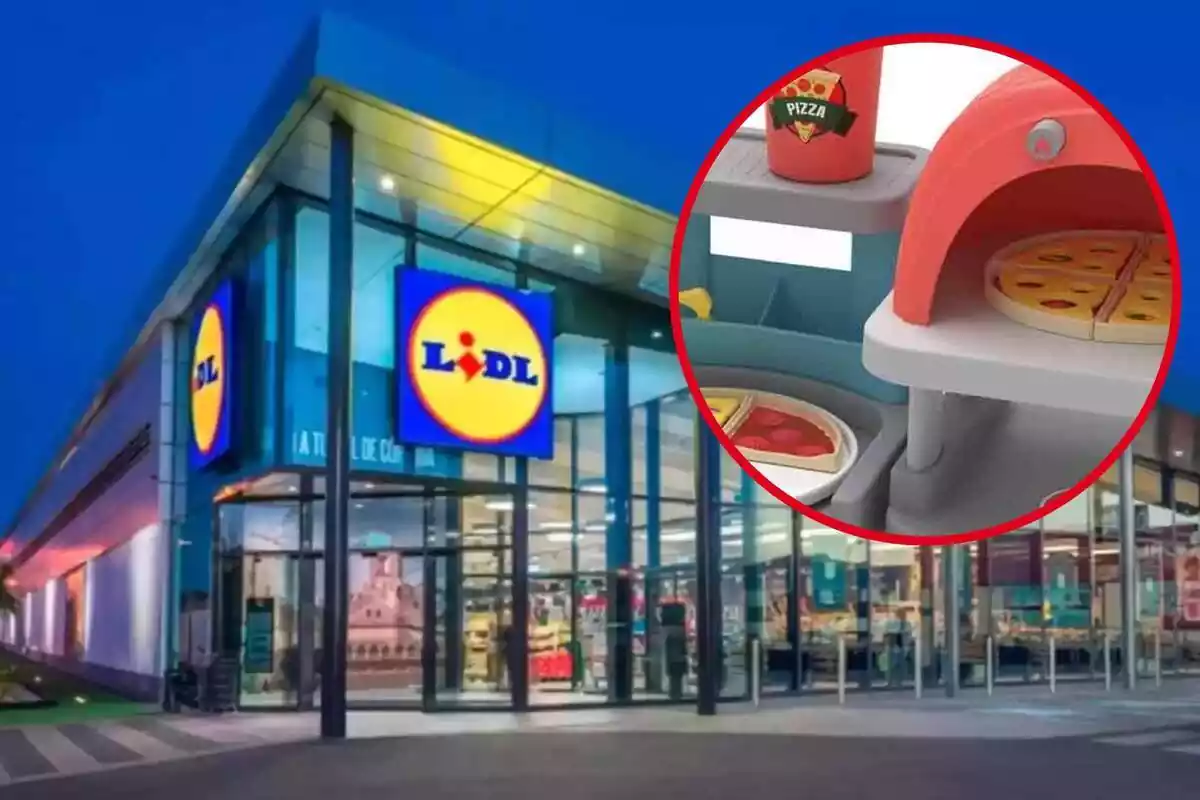 Lidl i un set de pizzeria