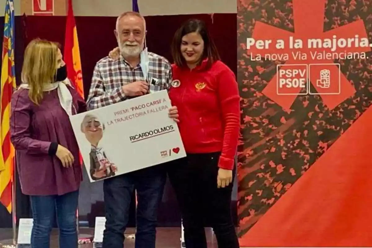 Ricardo Olmos Marí, en una foto d'arxiu, assistint a un acte del PSOE