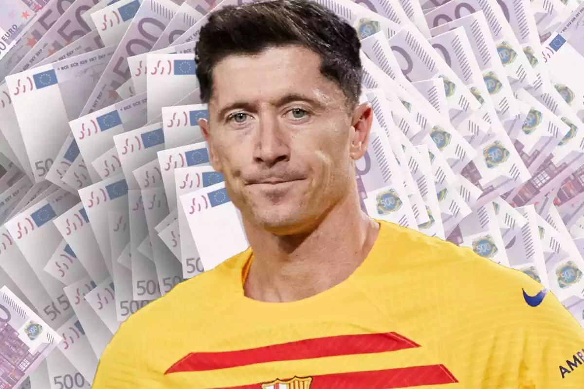 Muntatge de Lewandowski amb diners de fons