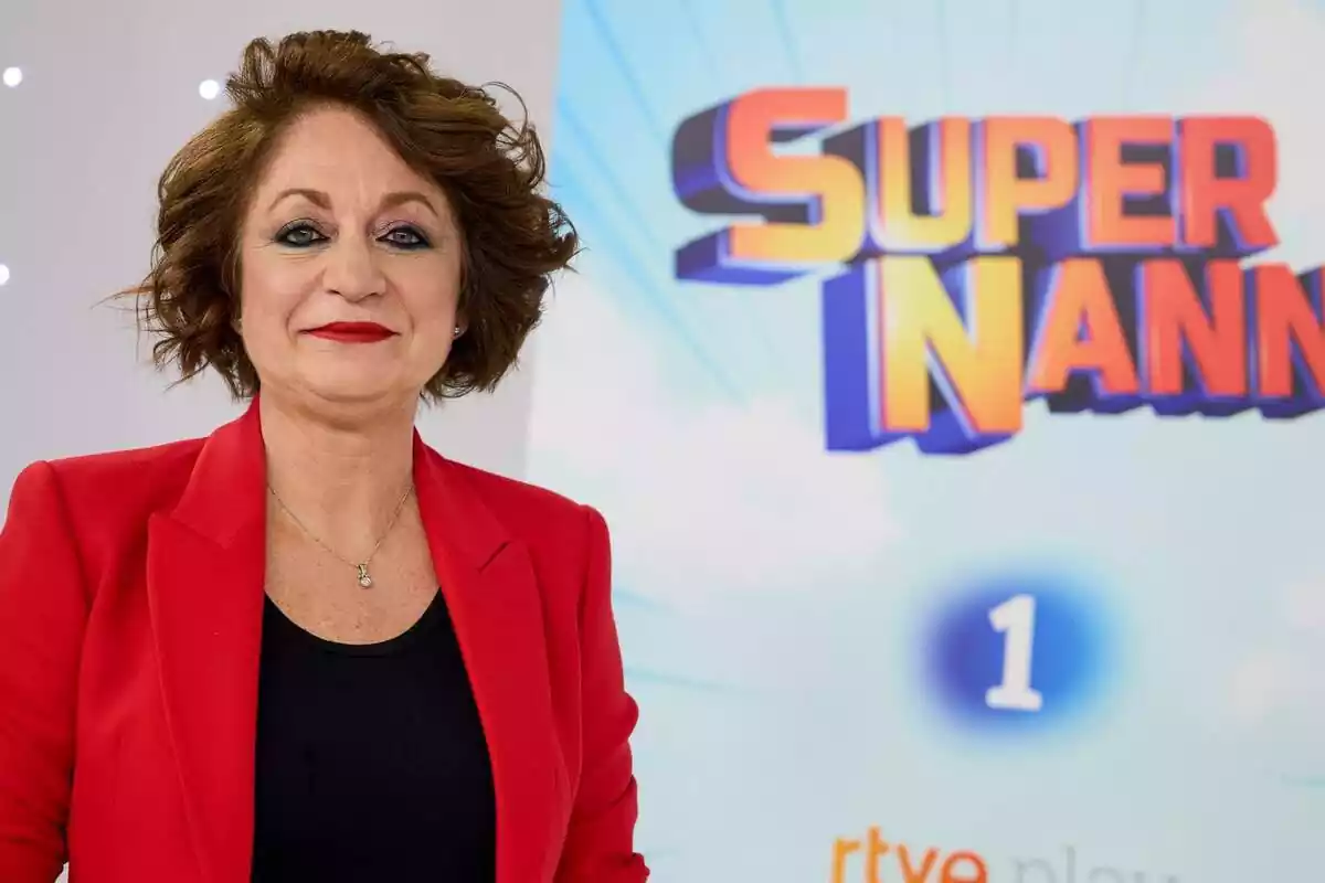 Foto de Rocío Ramos-Paúl en la presentación de Supernanny en La 1