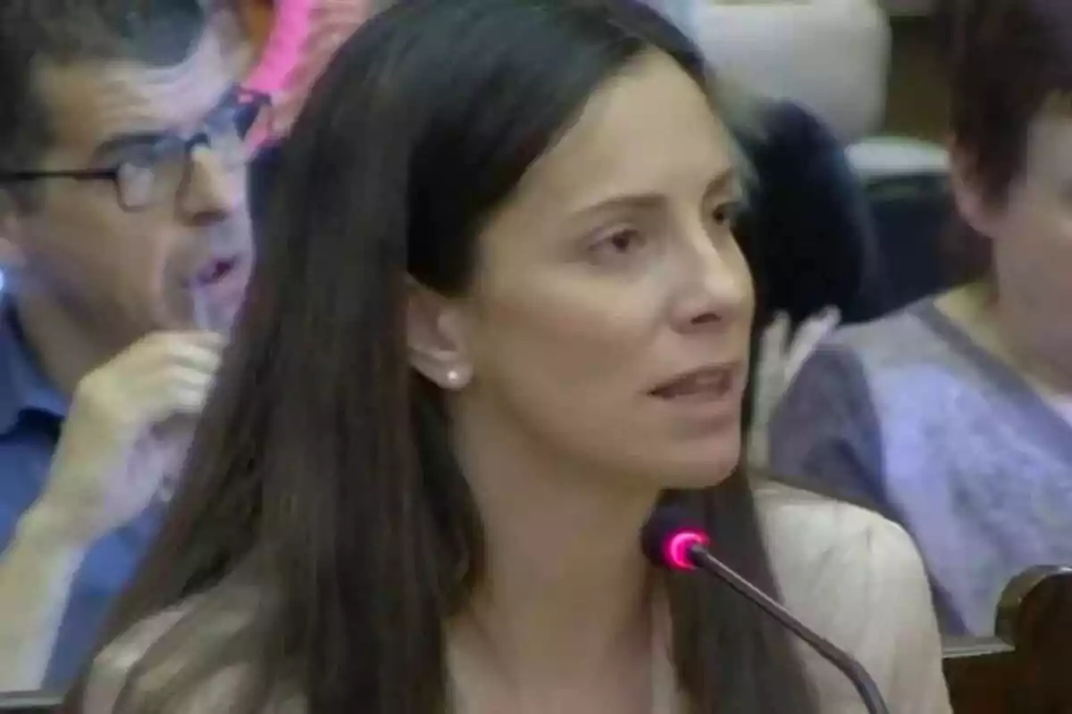 Imatge de Rosa Peral durant el judici del crim de la Guardia Urbana de Barcelona a l'Audiència de Barcelona