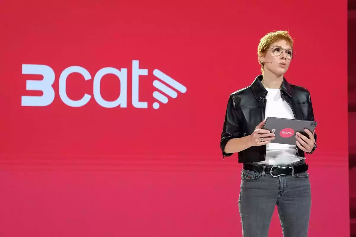 Rosa Romà a la presentació de la plataforma 3Cat