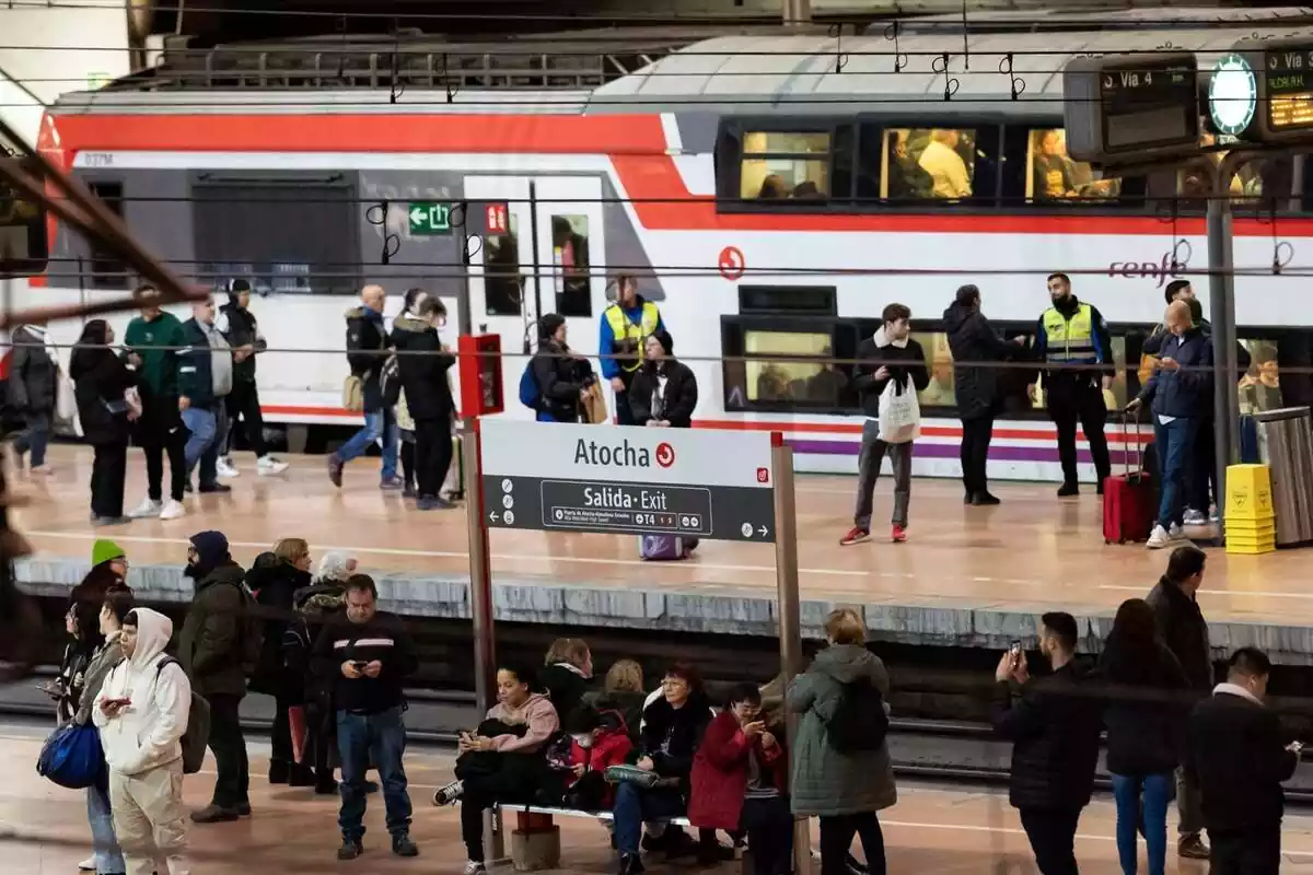 Imatge d'una estació de metro de Madrid