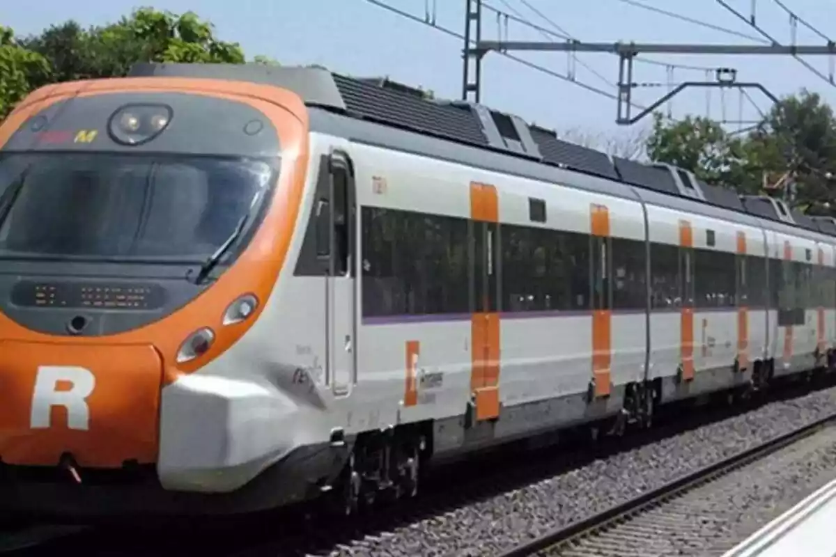 Imatge d'un tren de rodalies de Renfe