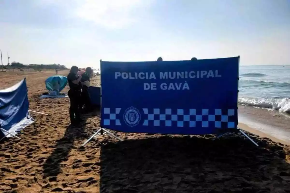 Imatge d'una actuació de la policia de Gavà