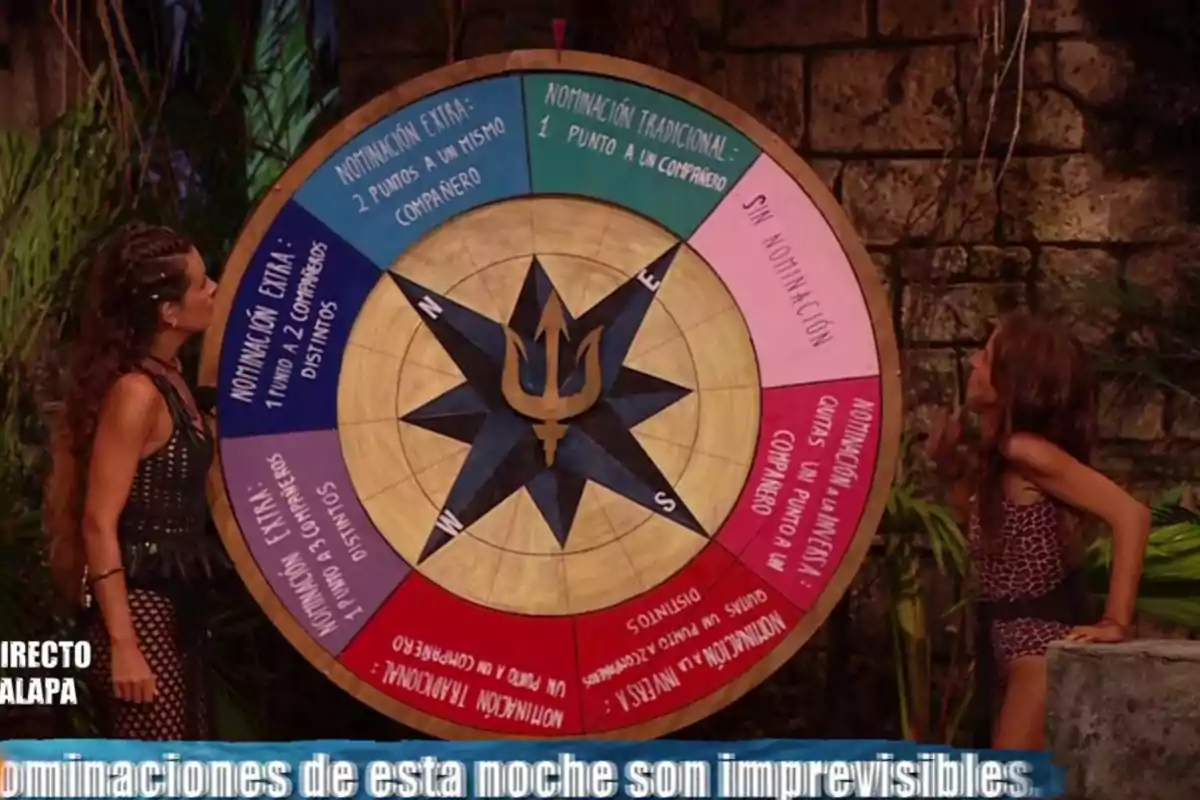 Carmen Alcayde i Laura Madrueño amb la Ruleta de Posidó. Carmen Alcayde i Laura Madrueño amb la Ruleta de Posidó.