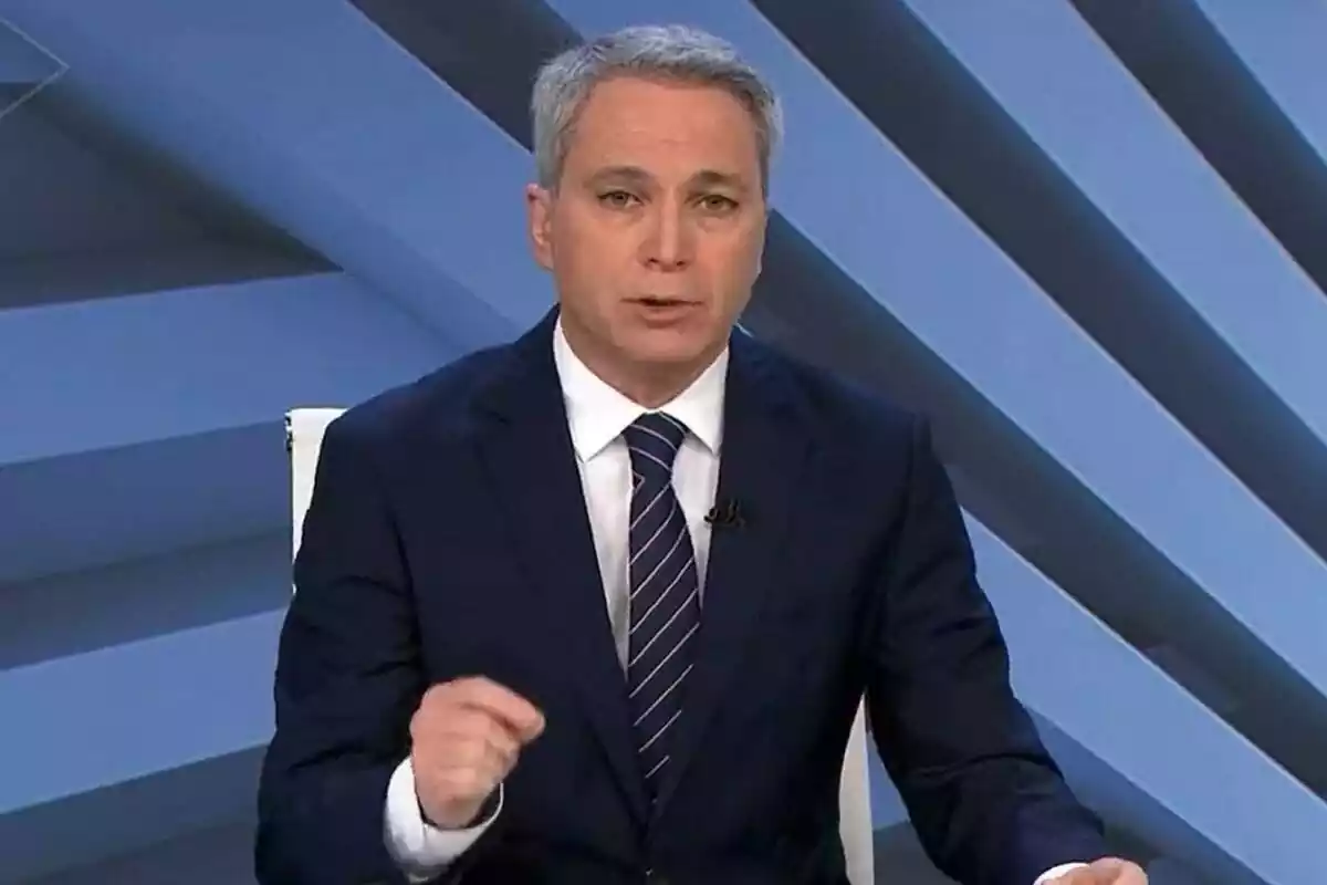 Vicente Vallés com a presentador d'Antena 3 Notícies 2